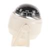 OSOLADY Boat and Car Dashboard Mount Compass Ball for Marine Navigation, Small Vehicle Dashboard Compass for Outdoor Boating and Automotive Use, White Non-Lighted Steering Wheel Decoration view 1