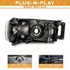 WEELMOTO Headlights Assembly for 02-05 Dodge Ram 1500 2500 3500 view 3