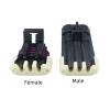 automotive wire connectors 1/5/10 Pcs 3 Pin DJ7032Y-1.5-11 Automotive Temperature Transducer Socket DJ7032Y-1.5-21 Car maintenance(Male with Pin,1pcs) view 3
