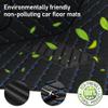 Car Floor Mats for BMW M6 2013-2015 2 Doors with Pocket, Faux Leather Floor Mats for Car, All Weather Easy to Clean,Premium Car Accessories(Black and Blue) view 2