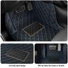 Car Floor Mats for BMW M6 2013-2015 2 Doors with Pocket, Faux Leather Floor Mats for Car, All Weather Easy to Clean,Premium Car Accessories(Black and Blue) view 4