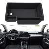 Deskbloom Central Armrest Storage Box Organizer Tray for Q3 and F3 Sportback 2019-2023 LHD Interior view 3