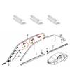 UltAlt 6 Pack Car Roof Molding Clips Replacement Roof Drip Moulding Clips Fastener Retainers for Honda Civic Sedan Accord Acura TL TSX Roof Gutter Molding Weatherstrip 91572SDAA01 91572-SDA-A01 view 4