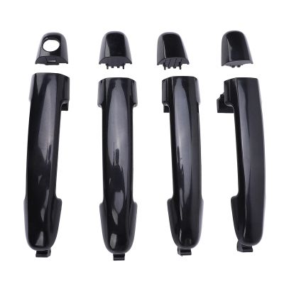 Exterior Door Handles Set for SONATA NF 2006 2010 Black Outside Door Handle 82651 3K000 82652 3K000 Set Of 4