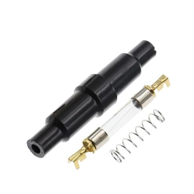 Car Fuse Tube 5X20MM 6X30MM 250V Screw Type Quick Blow Plastic Shell Male Female,Spring,Crimping Terminal Safety Socket(5PCS,6X30MM,3A)