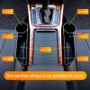 goodstumbler Car Seats Gap Storage Box, Multifunctional PU + ABS Organizer, Universal Fit for Front Seat, Durable Black, 10.9oz view 2