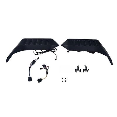 for Jeep Wrangler JK JL 2007-2017 2018 2019 2020 2021 2022 2023 Rear Roof Light Spoiler Tail Side Splitter Top Wing Lip Body Kit(2007-2017JK EUUSA)