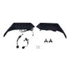 for Jeep Wrangler JK JL 2007-2017 2018 2019 2020 2021 2022 2023 Rear Roof Light Spoiler Tail Side Splitter Top Wing Lip Body Kit(2007-2017JK EUUSA) view 1