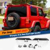 for Jeep Wrangler JK JL 2007-2017 2018 2019 2020 2021 2022 2023 Rear Roof Light Spoiler Tail Side Splitter Top Wing Lip Body Kit(2007-2017JK EUUSA) view 2
