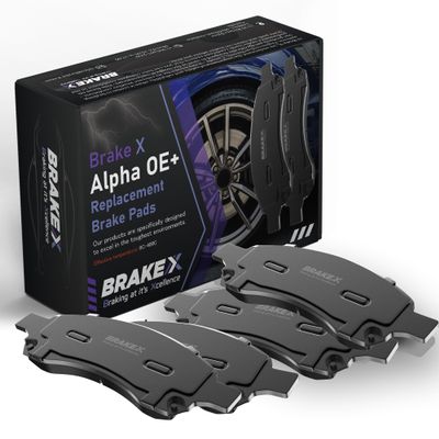 Brake X Rear Brake Pads Kit replacement for 2012 BMW 335xi | Alpha OE+ Replacement Ceramic Brake Pads