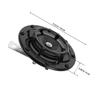 HEANUJJ Motorcycle Horn Pair 12v Waterproof Loud Metal Scooter Atv Replacement High and Low Tone Horns for Motorbike Accessories view 2