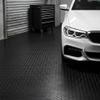 GL 2.8mm Thickened Garage Floor Mat, Custom Size Heavy Duty Parking Mat Waterproof Non-Slip Floor Protector for Car, Trailer, SUV, Basement, Gym (Black) (5 Feet x 46 Feet) view 1