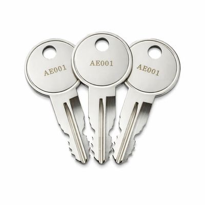 3-Pack AE022 Replacement Keys Compatible with Bauer Camper RV & Featherlite Trailer Locks, Pre Cut to Code AE001AE060