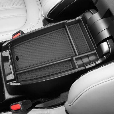 SHAOHAO for 2025 Ford Bronco Sport Center Console Organizer for 2020-2026 Ford Escape & 2021-2025 Ford Bronco Sport Accessories Console Tray 2026 Escape Increase Storage Space Armrest Insert Box