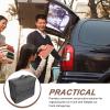 DINHEAROM Felt Car Trunk Organizer Box Folding Storage Bin for Vehicles view 3