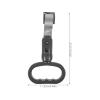 RUNROTOO Bus Grab Handle Ring Replacement for Subway and Bus, Gray Oval Car Assist Handle with Strap, Elderly Mobility Aid and Passenger Support Accessory view 2