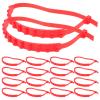 20pcs Reusable Adjustable Rubber Snow Chains for Winter Driving view 1