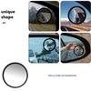COOPHYA Blind Spot Car Mirror 2pcs Suction Cup Wide-angle Rearview Automotive Convex Mirrors with 360 Adjustable Black Frame for Vehicle Side and Reverse Safety view 3
