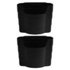 TOMETURE 2pcs Car Vent Cup Holders and French Fry Holders Set, Vehicle Air Vent Drink and Snack Organizer Box for Interior Storage and Trash, Suitable for Travel and Daily Use view 1