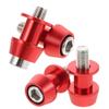 DINHEAROM Motorcycle Swing Arm Spools Stand Screws 10mm Aluminum Alloy Replacement Swingarm Bobbins 2 Pairs Universal Motorbike Swingarm Screw Stand for Support view 1