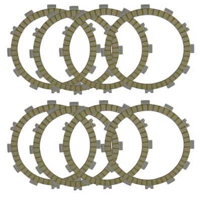 8 PCS Motorcycle Friction Clutch Plates Compatible With RM125 03-09 RMZ250 RM Z250 2004-2023