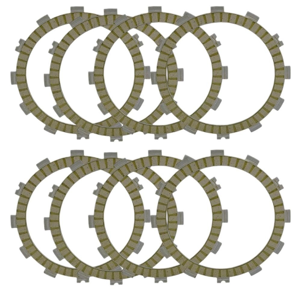 8 PCS Motorcycle Friction Clutch Plates Compatible With RM125 03-09 RMZ250 RM Z250 2004-2023