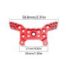 RC Models For Mjx For Hyper Go 14209 14210 2Pcs Metal Front Rear Shock Tower Bracket Mount Remote Control Car Aluminum Upgrade Parts(Red) view 2
