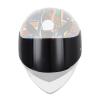 Fabater K1 Helmet Visor Replacement, Deep Smoke Tinted Face with Anti Scratch Protection and PC Lens, for K1 K3SV K5 K5S Helmets view 2