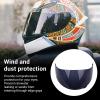 Fabater K1 Helmet Visor Replacement, Deep Smoke Tinted Face with Anti Scratch Protection and PC Lens, for K1 K3SV K5 K5S Helmets view 4