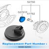 KRONEXTECH 58980-B2050 Replacement | Rear Hub Bearing ABS Speed Sensor | Compatible with Kia Soul Soul EV 2014-2019 view 3
