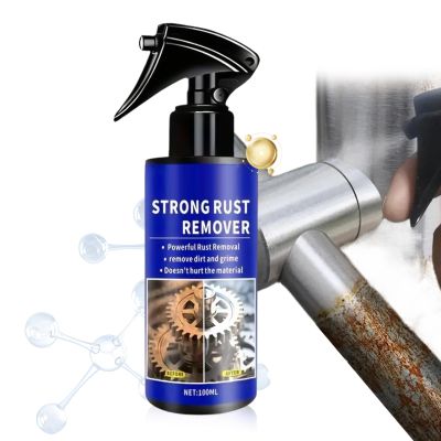 Rust Remover Spray for Car,100ml Vehicle Cleaning Agent - Car Detailing Rust Remover - for Household Vehicles Sedans SUVs RVs Trucks Minivans Pickups
