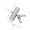 Abaodam Stainless Steel Rv Awning Rail Stopper with Nut, Outdoor Camping Tent Track Hardware for Motorhome and Campervan Awning Accessories view 2