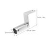 MUCKLILY 3pcs Motorcycle Rearview Mirror Mount Bracket Extension Set Silver for Scooter Electric Bike Handlebar Accessories Compatible with External Lights and USB Chargers view 2