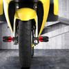 MUCKLILY 2 Pcs Motorcycle Front Fork Cup Anti-collision Aluminum Alloy Wheel Protection Caps Red for Off-road and Electric Motorbike Suspension Accessories view 4