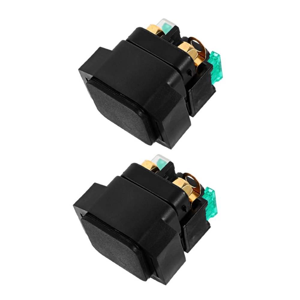 SOPOTUTU Starter Solenoid Relay 2pcs for Yfm250 350 400 450 660 ATV Quad Winch Switch Replacement Winch Control Relay Compatible with Motorcycle