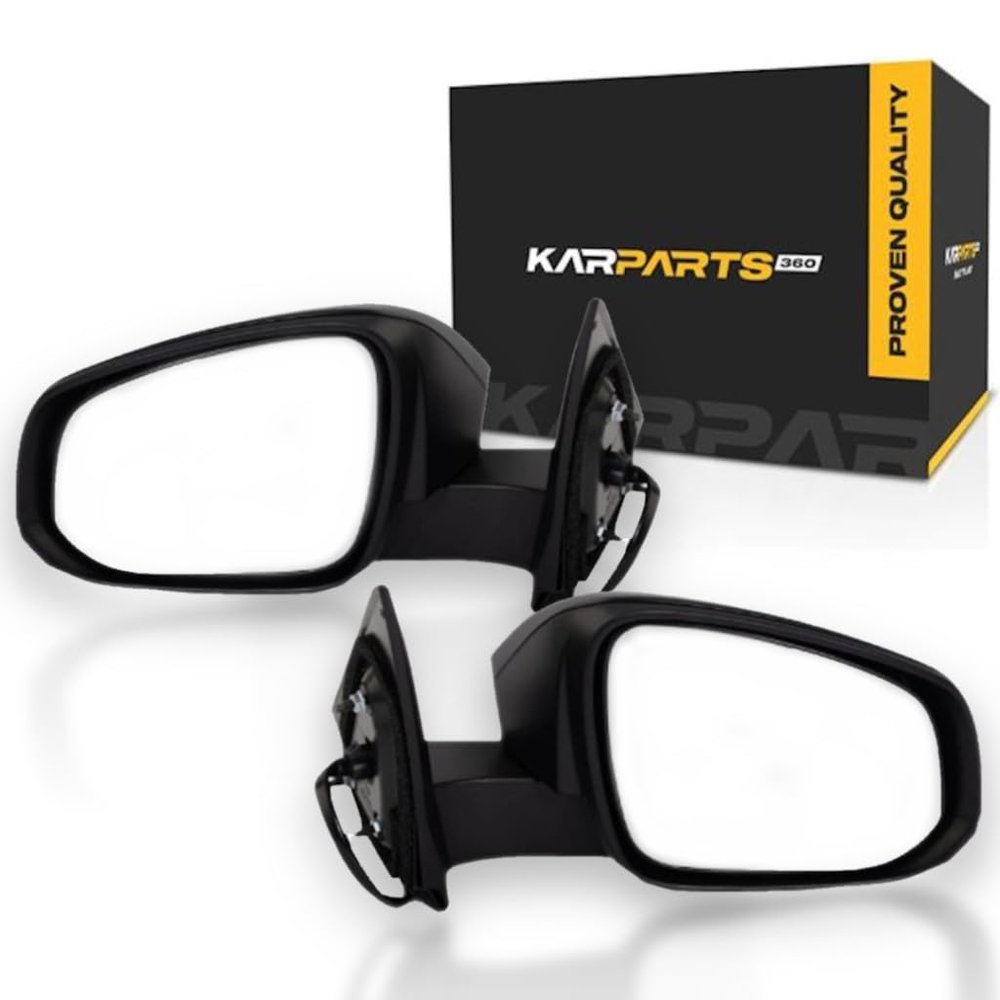 KarParts360 For Toyota Tacoma 2024 2025 Door Mirror Driver And Passenger Side | Pair | Heated | Power | Replacement For TO1320459, TO1321459 | 87940-AK010, 87945-AK010, 87910-AK010, 87915-AK010