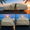 All Weather Full Car Cover for Audi Avantissimo 2001 Exterior Car Accessories Waterproof Garage for Dust Sun Snow Rain Protection Indoor Outdoor + Zipper view 2