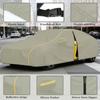 All Weather Full Car Cover for Audi Avantissimo 2001 Exterior Car Accessories Waterproof Garage for Dust Sun Snow Rain Protection Indoor Outdoor + Zipper view 3
