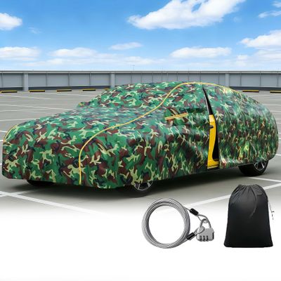 All Weather Full Car Cover for Hyundai Elantra (MD) 2011-2015 Exterior Car Accessories Waterproof Garage for Dust Sun Snow Rain Protection Indoor Outdoor + Zipper