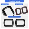 auovo Center Console Button Covers Compatible with Toyota RAV4 2026 Accessories Center Console Mode Select Switch ABS Interior for 2026 RAV4 2PCS(Black) view 4