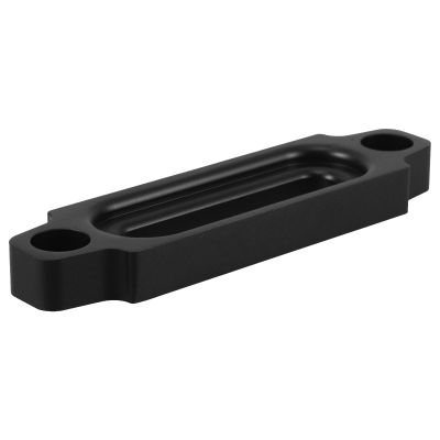 Abaodam Aluminum Winch Cable Guide 124mm Synthetic Rope Fairlead for ATV Utv Winch Mounting Plate Auto Towing Accessory Black