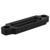 Abaodam Aluminum Winch Cable Guide 124mm Synthetic Rope Fairlead for ATV Utv Winch Mounting Plate Auto Towing Accessory Black view 1