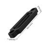 Abaodam Aluminum Winch Cable Guide 124mm Synthetic Rope Fairlead for ATV Utv Winch Mounting Plate Auto Towing Accessory Black view 2
