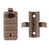 Tactical Helmet Rail Slider Multifunctional Helmet Adapter Airsoft Helmet Rail Slider Flashlight Clip Mount Accessories(Mud) view 1