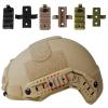 Tactical Helmet Rail Slider Multifunctional Helmet Adapter Airsoft Helmet Rail Slider Flashlight Clip Mount Accessories(Mud) view 3