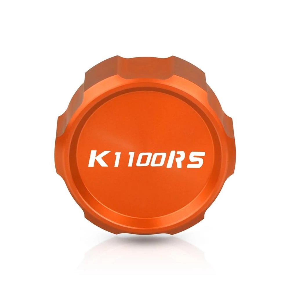 Motorcycle Accessories Rear Brake Fluid Reservoir Caps For K1100RS K1100LT K1100 LT RS(ORANGE)