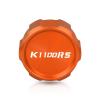 Motorcycle Accessories Rear Brake Fluid Reservoir Caps For K1100RS K1100LT K1100 LT RS(ORANGE) view 1