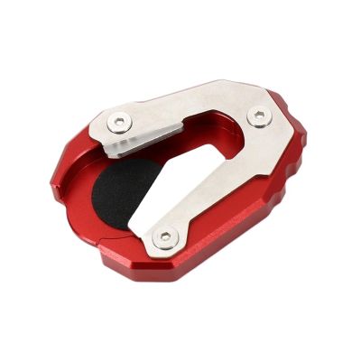 Compatible with 900 Rally PRO 2021- Motorcycle Accessories Foot Enlarger Stand Extension Plate Side Kickstand(Red)
