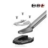 Compatible with 900 Rally PRO 2021- Motorcycle Accessories Foot Enlarger Stand Extension Plate Side Kickstand(Red) view 4