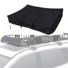 Roof Tent Cover for RV Travel Trailers 420D Oxford Fabric Cover with Protective Storage Bag Roof Tent Camper Cover for Car Camping Black 143x120x28 cm view 1